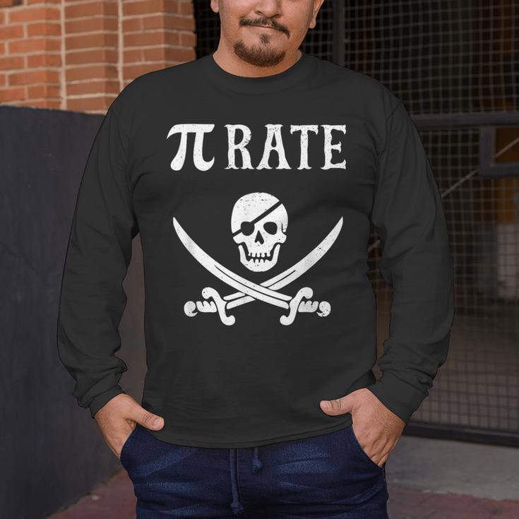 Pi Day Pi Rate Pirate For Teachers Men's Long Sleeve T-Shirt, funny design Pi Day Pi Rate Pirate For Teachers Men's Long Sleeve T-Shirt, funny design