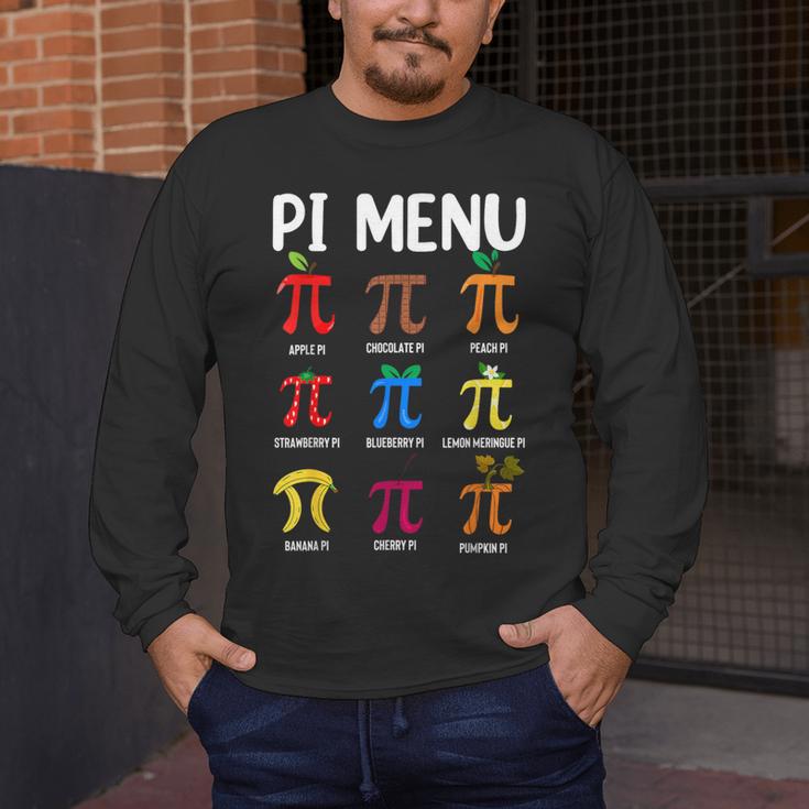Pi Menu 314 Pi Symbol Math Teacher Happy Pi Day Men's Long Sleeve T-Shirt, funny design Pi Menu 314 Pi Symbol Math Teacher Happy Pi Day Men's Long Sleeve T-Shirt, funny design