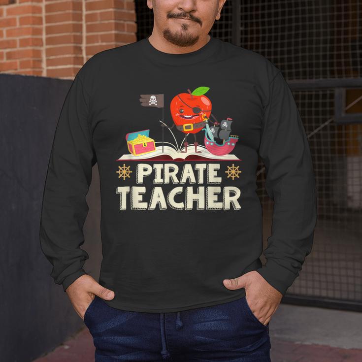 Pirate Teacher Men Women Kids Men's Long Sleeve T-Shirt, funny design Pirate Teacher Men Women Kids Men's Long Sleeve T-Shirt, funny design