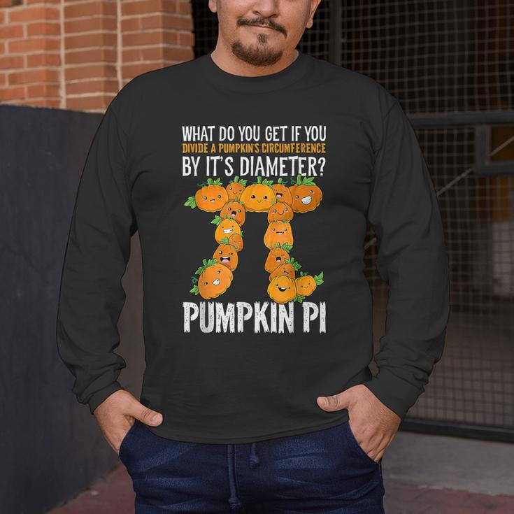 Pumpkin Pi Math Teacher Halloween Geometry Men's Long Sleeve T-Shirt, funny design Pumpkin Pi Math Teacher Halloween Geometry Men's Long Sleeve T-Shirt, funny design