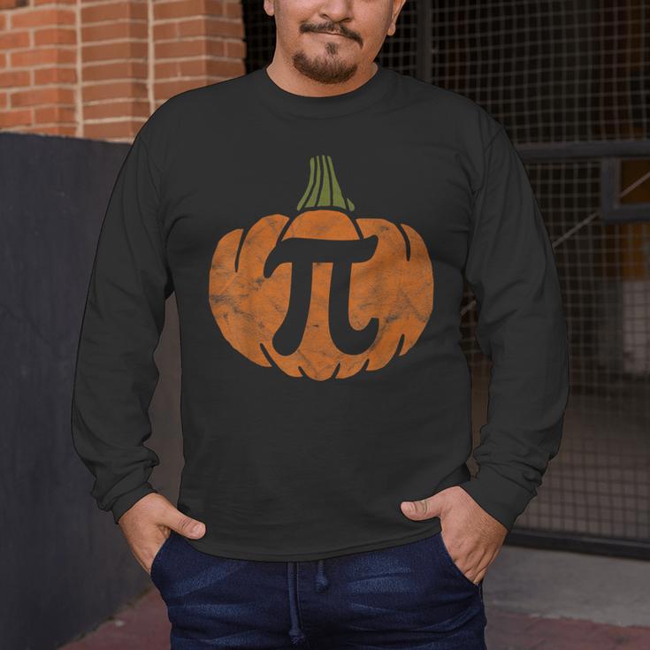 Pumpkin Pi Math Teacher Halloween Thanksgiving Day Costume Men Women Kids Men's Long Sleeve T-Shirt, funny design Pumpkin Pi Math Teacher Halloween Thanksgiving Day Costume Men Women Kids Men's Long Sleeve T-Shirt, funny design