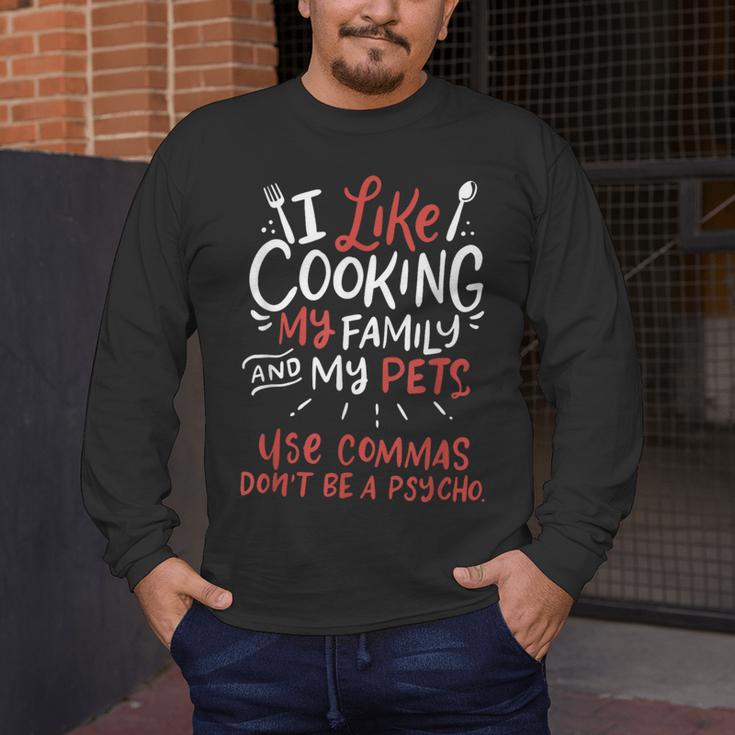 Punctuation Saves Lives I English Grammar Teacher Men's Long Sleeve T-Shirt, funny design Punctuation Saves Lives I English Grammar Teacher Men's Long Sleeve T-Shirt, funny design