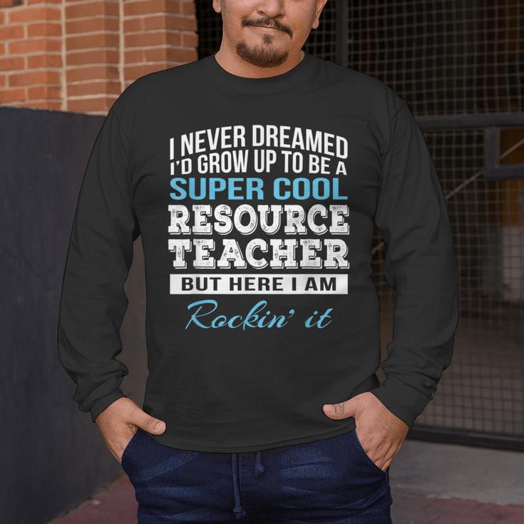Resource Teacher Tshirt Men Women Men's Long Sleeve T-Shirt, funny design