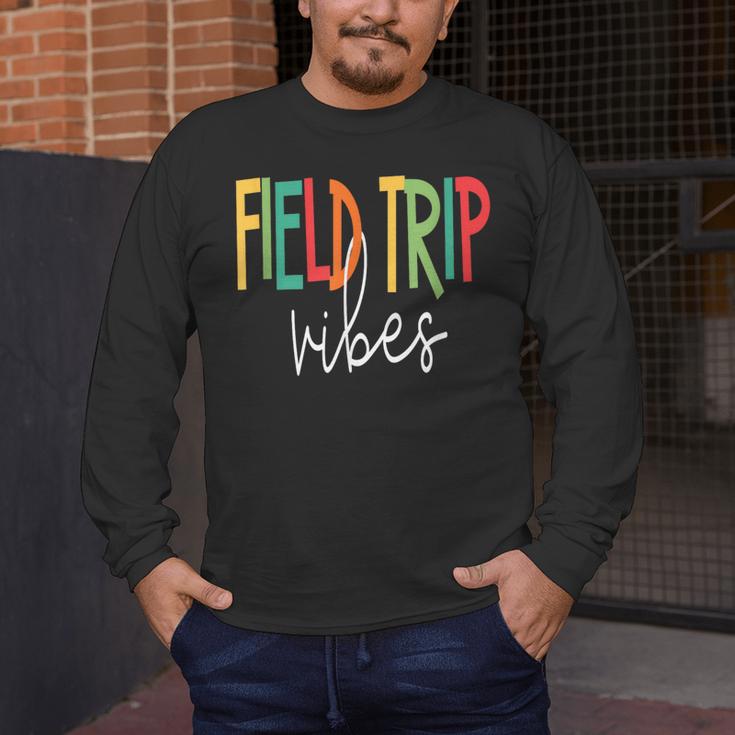 Retro Field Trip Vibes Vintage Field Trip Vibes Teacher Kids Men's Long Sleeve T-Shirt, funny design Retro Field Trip Vibes Vintage Field Trip Vibes Teacher Kids Men's Long Sleeve T-Shirt, funny design
