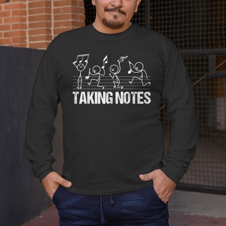 Retro Vintage Musical Taking Notes Teachers Music Love Men's Long Sleeve T-Shirt, funny design Retro Vintage Musical Taking Notes Teachers Music Love Men's Long Sleeve T-Shirt, funny design