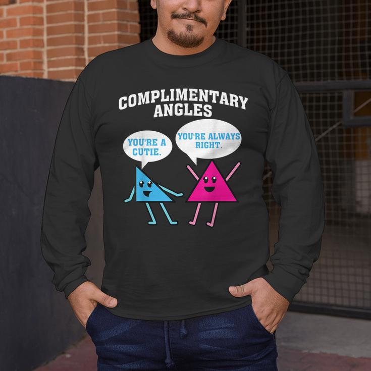 Right Acute Triangle Math Teacher Cool Geometry Men's Long Sleeve T-Shirt, funny design Right Acute Triangle Math Teacher Cool Geometry Men's Long Sleeve T-Shirt, funny design