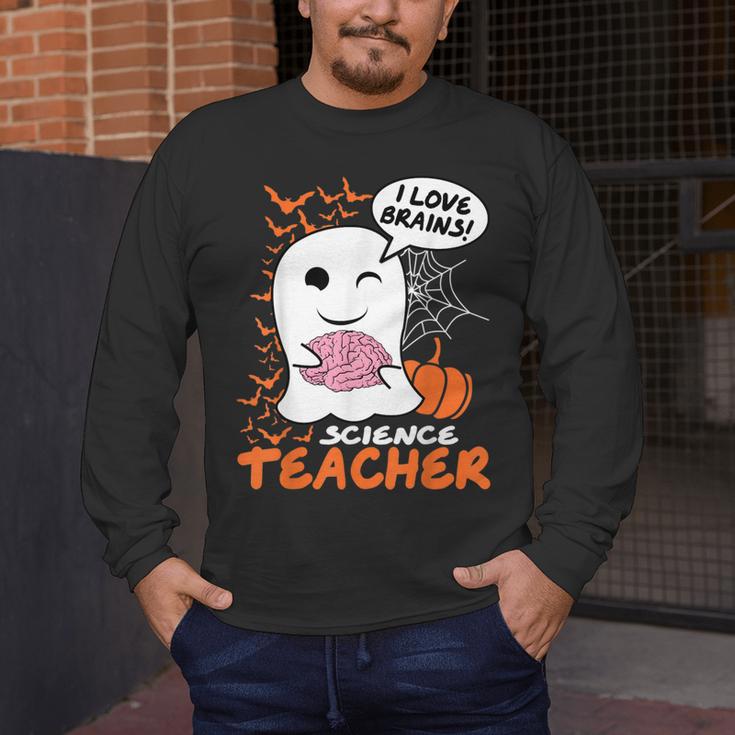 Science Teacher Cute Ghost Halloween Teacher Men Women Men's Long Sleeve T-Shirt, funny design Science Teacher Cute Ghost Halloween Teacher Men Women Men's Long Sleeve T-Shirt, funny design