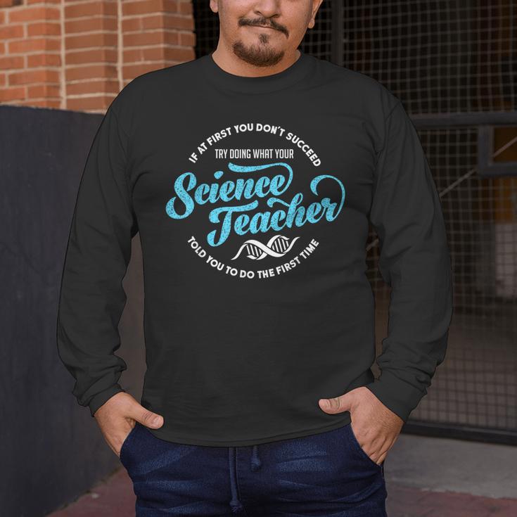 Science Teacher Must Haves Teach Science Teacher Men's Long Sleeve T-Shirt, funny design Science Teacher Must Haves Teach Science Teacher Men's Long Sleeve T-Shirt, funny design
