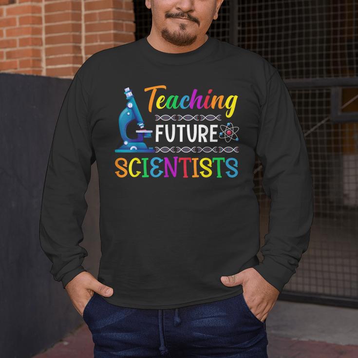 Science Teacher Teaching Future Scientists School Instructor Men's Long Sleeve T-Shirt, funny design Science Teacher Teaching Future Scientists School Instructor Men's Long Sleeve T-Shirt, funny design