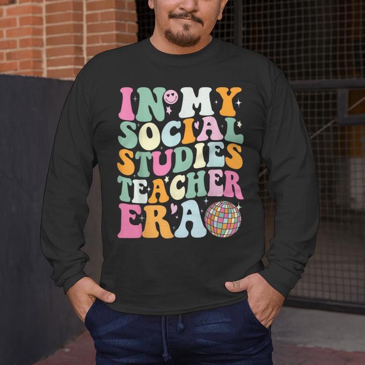 In My Social Studies Teacher Era Cute Social Studies Teacher Men's Long Sleeve T-Shirt, funny design In My Social Studies Teacher Era Cute Social Studies Teacher Men's Long Sleeve T-Shirt, funny design