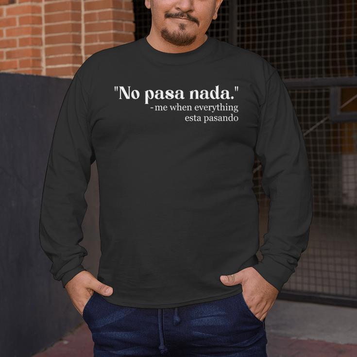 Spanglish Mexican Spanish Teacher Bilingual Spanglish Men's Long Sleeve T-Shirt, funny design Spanglish Mexican Spanish Teacher Bilingual Spanglish Men's Long Sleeve T-Shirt, funny design