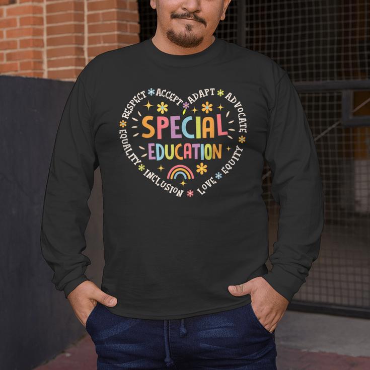 Special Education Squad Dream Team SPED Teacher Appreciation Men's Long Sleeve T-Shirt, funny design Special Education Squad Dream Team SPED Teacher Appreciation Men's Long Sleeve T-Shirt, funny design