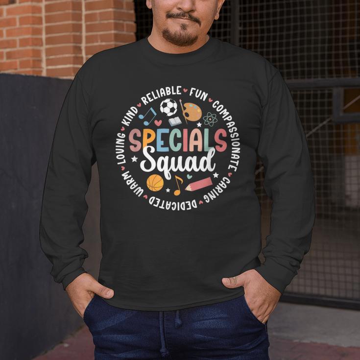 Specials Squad Appreciation Specials Team Specials Teacher Men's Long Sleeve T-Shirt, funny design Specials Squad Appreciation Specials Team Specials Teacher Men's Long Sleeve T-Shirt, funny design