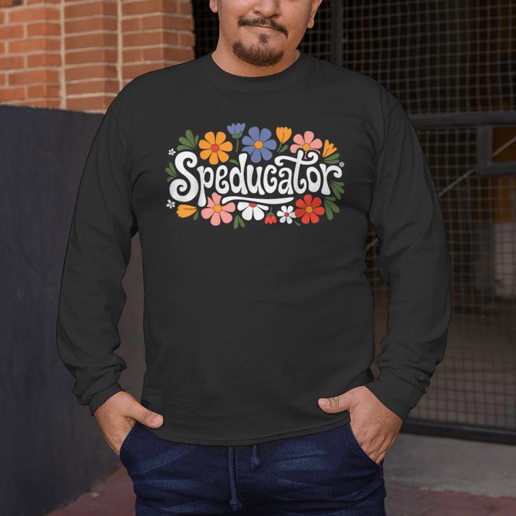 Speducator Special Education Teacher Teaching SPED Men's Long Sleeve T-Shirt, funny design Speducator Special Education Teacher Teaching SPED Men's Long Sleeve T-Shirt, funny design