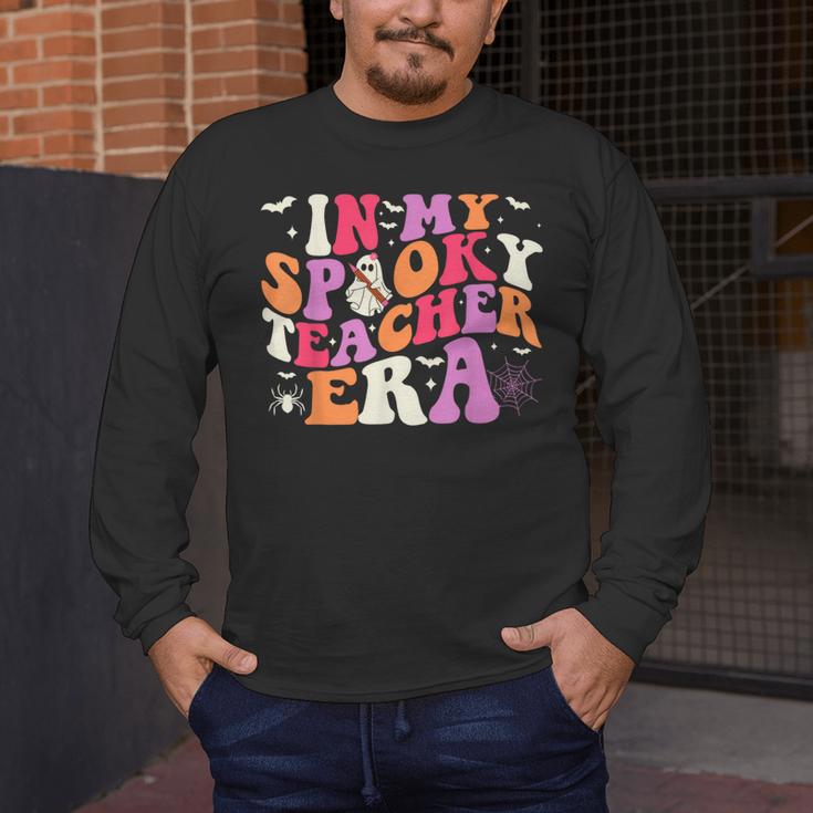 In My Spooky Teacher Era Halloween Teacher Back To School Men's Long Sleeve T-Shirt, funny design In My Spooky Teacher Era Halloween Teacher Back To School Men's Long Sleeve T-Shirt, funny design