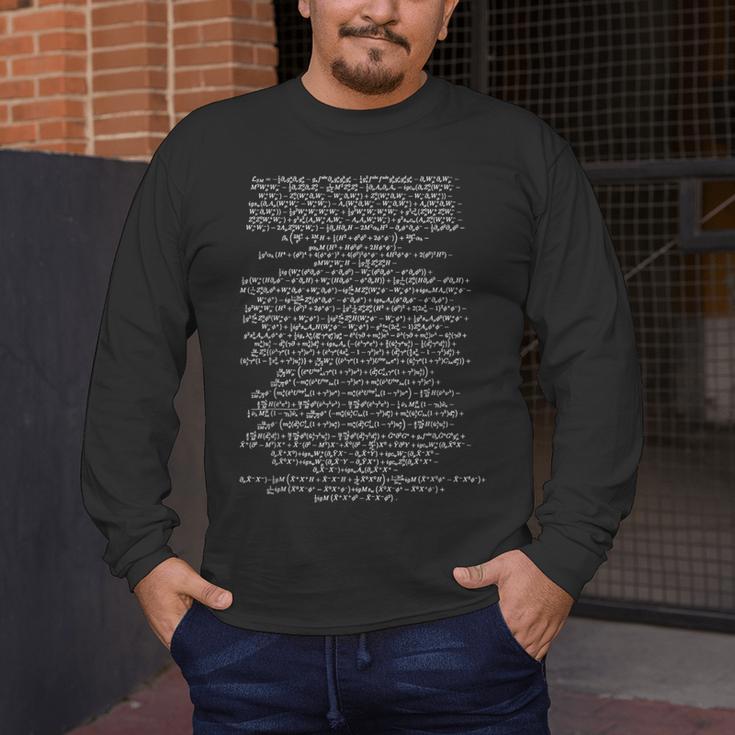 Standard Model Lagrangian Higgs Boson Physics Teacher Men's Long Sleeve T-Shirt, funny design Standard Model Lagrangian Higgs Boson Physics Teacher Men's Long Sleeve T-Shirt, funny design