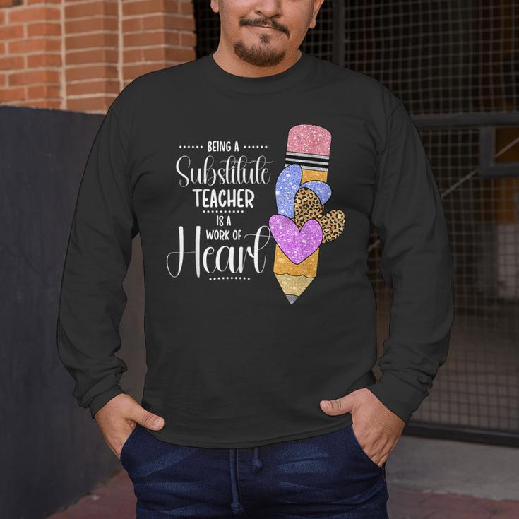 Being A Substitute Teacher Substitute Teaching Men's Long Sleeve T-Shirt, funny design Being A Substitute Teacher Substitute Teaching Men's Long Sleeve T-Shirt, funny design
