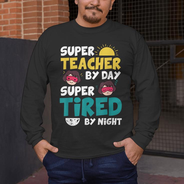 Super Hero Teacher Superheroes Men's Long Sleeve T-Shirt, funny design Super Hero Teacher Superheroes Men's Long Sleeve T-Shirt, funny design