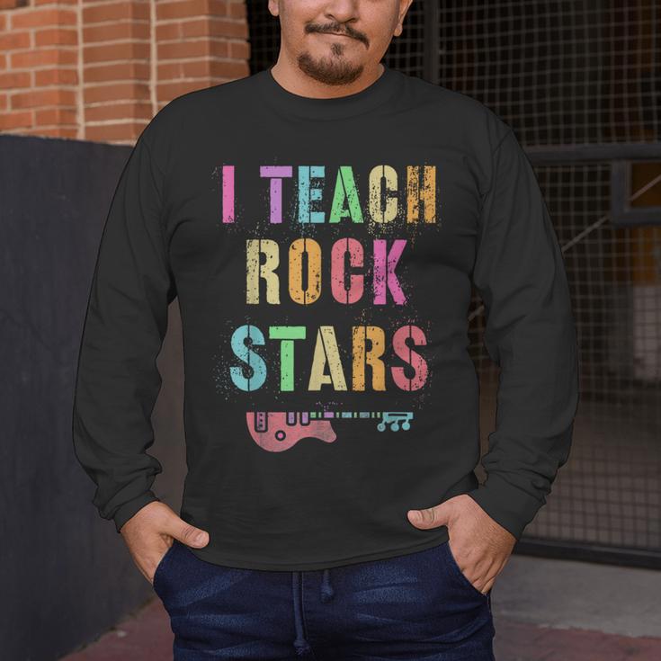 I TEACH ROCKSTARS Band Vibes Teacher Rocks My Music Teaching Men's Long Sleeve T-Shirt, funny design I TEACH ROCKSTARS Band Vibes Teacher Rocks My Music Teaching Men's Long Sleeve T-Shirt, funny design