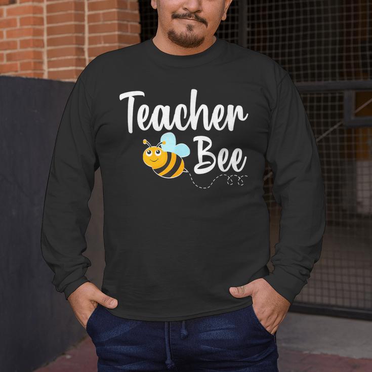 Teacher Bee Bumblebee Back To School Men's Long Sleeve T-Shirt, funny design Teacher Bee Bumblebee Back To School Men's Long Sleeve T-Shirt, funny design