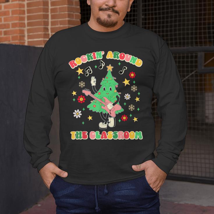 Teacher Christmas Shirts Pajama Matching Rockin' Around The Classroom -Adult Short Sleeve Small Modern Festive Christmas Teacher Xmas Vibes T-Shirt Men's Long Sleeve T-Shirt, funny design Teacher Christmas Shirts Pajama Matching Rockin' Around The Classroom -Adult Short Sleeve Small Modern Festive Christmas Teacher Xmas Vibes T-Shirt Men's Long Sleeve T-Shirt, funny design