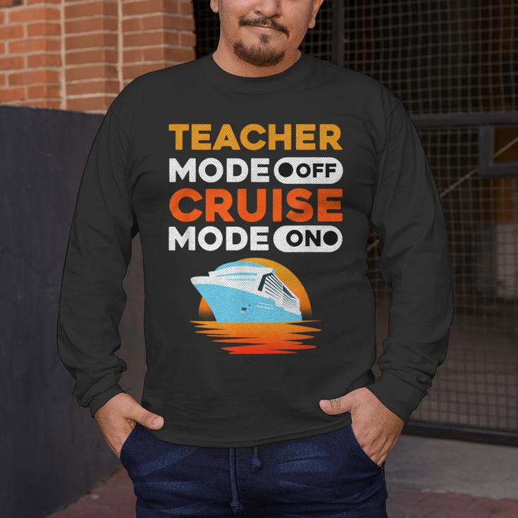 Teacher Cruise Shirt Cruise Mode Men Women Men's Long Sleeve T-Shirt, funny design Teacher Cruise Shirt Cruise Mode Men Women Men's Long Sleeve T-Shirt, funny design