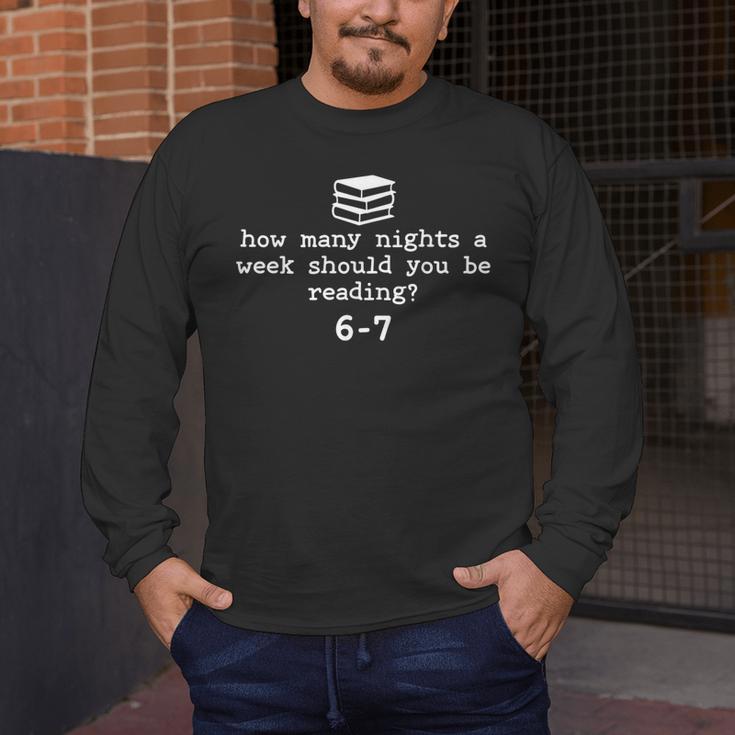 Teacher Haunted By 6-7 Halloween 6 7 Reading Book 67 Men's Long Sleeve T-Shirt, funny design Teacher Haunted By 6-7 Halloween 6 7 Reading Book 67 Men's Long Sleeve T-Shirt, funny design