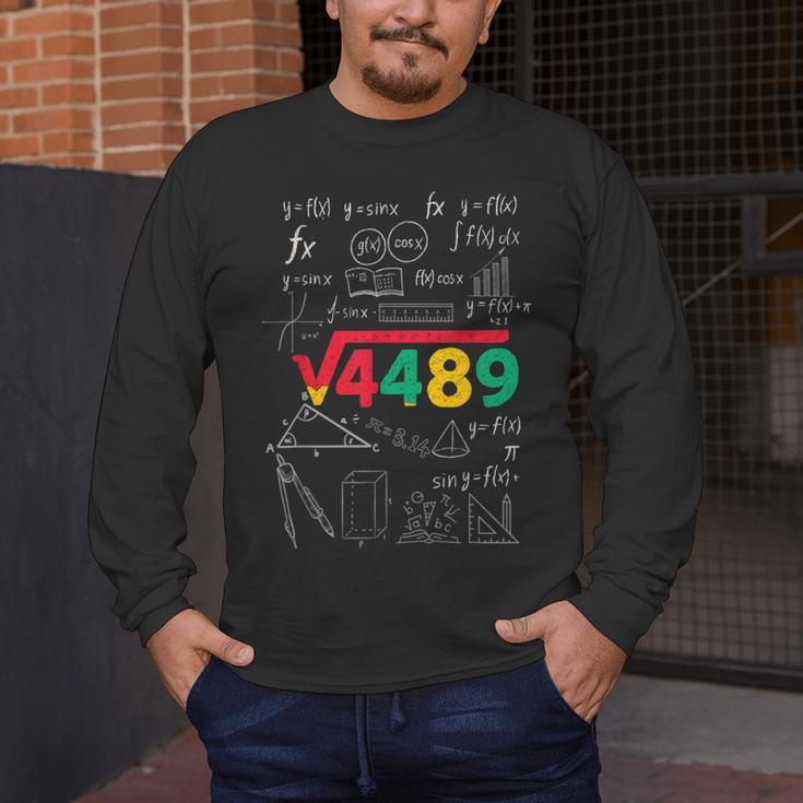 Teacher Math 67 Meme Square Root 4489 Slang Six Seven Men's Long Sleeve T-Shirt, funny design Teacher Math 67 Meme Square Root 4489 Slang Six Seven Men's Long Sleeve T-Shirt, funny design