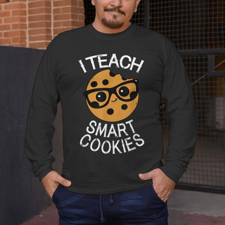 Teacher Shirt I Teach Smart Cookies Shirt Nerd Tee Men's Long Sleeve T-Shirt, funny design Teacher Shirt I Teach Smart Cookies Shirt Nerd Tee Men's Long Sleeve T-Shirt, funny design