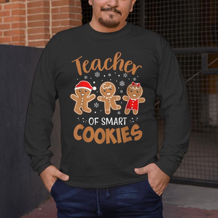Teacher Of Smart Cookies Gingerbread Christmas Teacher Cute Men Women Kids Men's Long Sleeve T-Shirt, funny design Teacher Of Smart Cookies Gingerbread Christmas Teacher Cute Men Women Kids Men's Long Sleeve T-Shirt, funny design