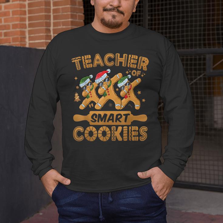 Teacher Of Smart Cookies Gingerbread Christmas Teacher Men's Long Sleeve T-Shirt, funny design Teacher Of Smart Cookies Gingerbread Christmas Teacher Men's Long Sleeve T-Shirt, funny design