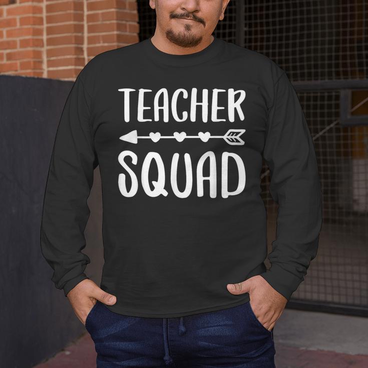 Teacher Squad Shirt Men Women Teacher Team Men's Long Sleeve T-Shirt, funny design Teacher Squad Shirt Men Women Teacher Team Men's Long Sleeve T-Shirt, funny design