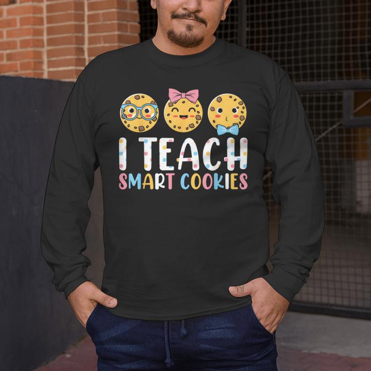 Teacher I Teach Smart Cookies For Men Women Kids Men's Long Sleeve T-Shirt, funny design Teacher I Teach Smart Cookies For Men Women Kids Men's Long Sleeve T-Shirt, funny design