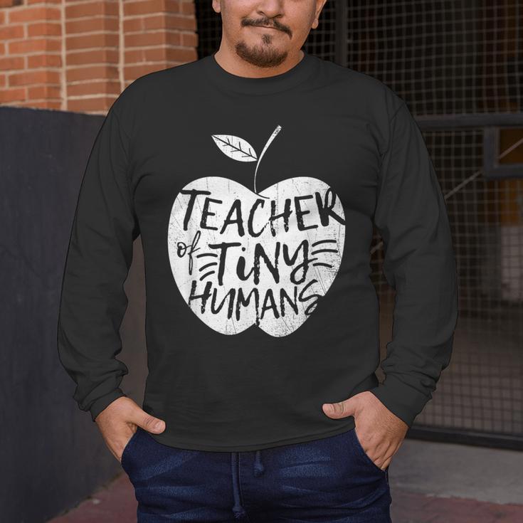 Teacher Of Tiny Humans Preschool Kindergarten Teacher Men's Long Sleeve T-Shirt, funny design Teacher Of Tiny Humans Preschool Kindergarten Teacher Men's Long Sleeve T-Shirt, funny design