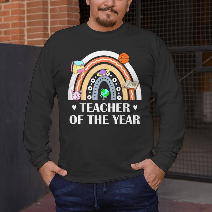 Teacher Of The Year Best Teacher Ever Men Women Men's Long Sleeve T-Shirt, funny design