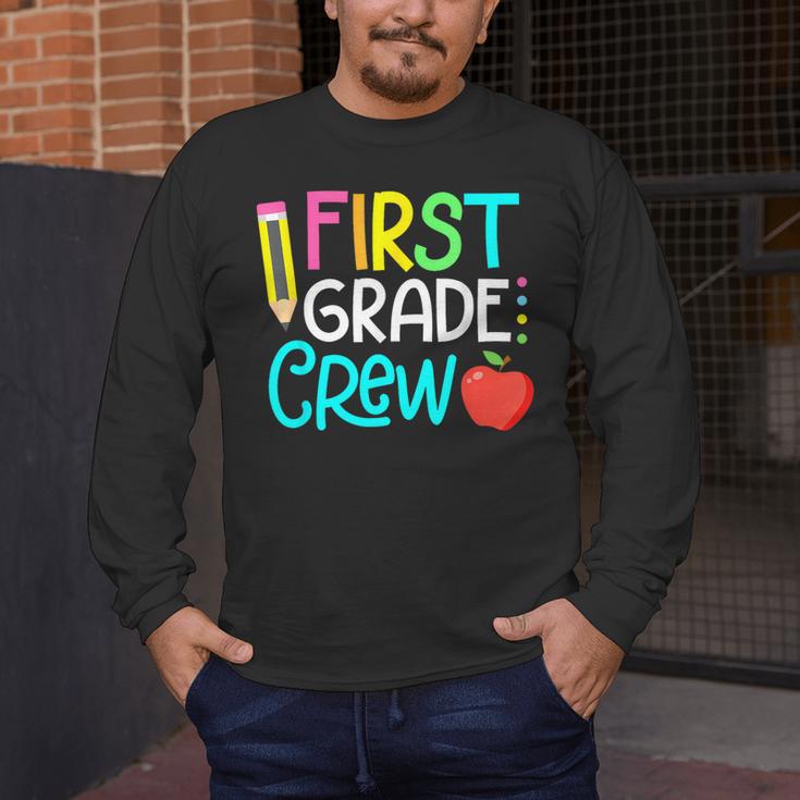 Team 1st Grade Crew Back To School 1st Grade Teacher Kids Men's Long Sleeve T-Shirt, funny design Team 1st Grade Crew Back To School 1st Grade Teacher Kids Men's Long Sleeve T-Shirt, funny design