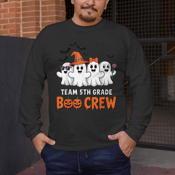 Team 5th Grade Boo Crew Halloween Teacher Student Costume Men's Long Sleeve T-Shirt, funny design Team 5th Grade Boo Crew Halloween Teacher Student Costume Men's Long Sleeve T-Shirt, funny design