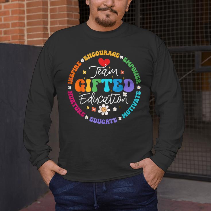 Team Ed Education Teacher Appreciation Back To School Men's Long Sleeve T-Shirt, funny design Team Ed Education Teacher Appreciation Back To School Men's Long Sleeve T-Shirt, funny design