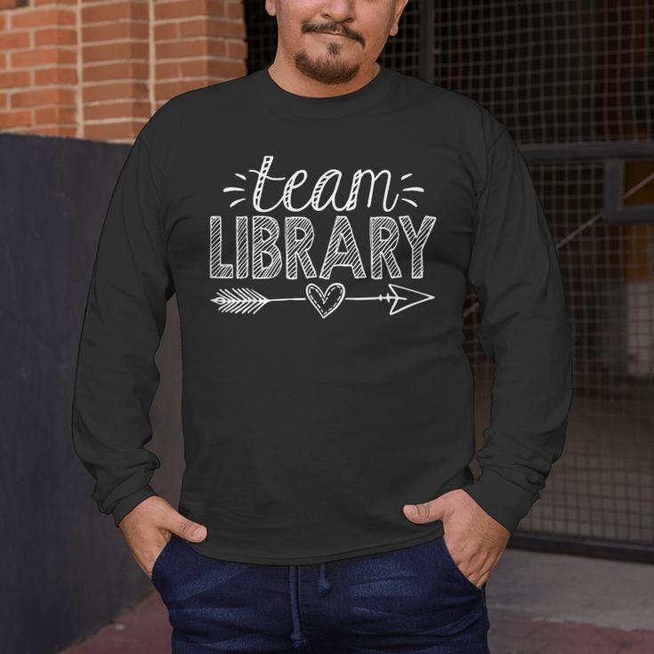 Team Library Tee Teacher Student Back To School Men's Long Sleeve T-Shirt, funny design Team Library Tee Teacher Student Back To School Men's Long Sleeve T-Shirt, funny design