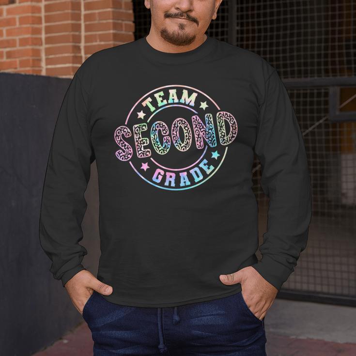 Team Second Grade Teacher Student Back To School 2nd Grade Men's Long Sleeve T-Shirt, funny design Team Second Grade Teacher Student Back To School 2nd Grade Men's Long Sleeve T-Shirt, funny design