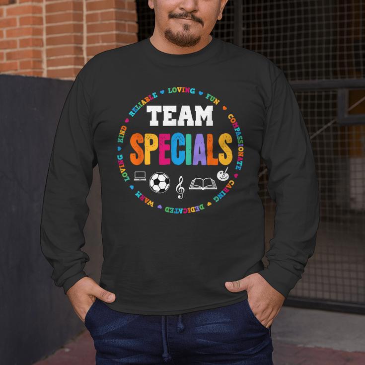 TEAM Specials Teacher TRIBE Squad Back To Primary School Men's Long Sleeve T-Shirt, funny design