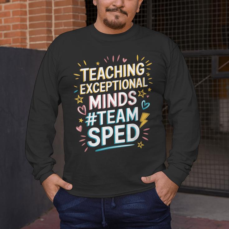 Team Sped Sped Teacher Special Education Teacher Team Men's Long Sleeve T-Shirt, funny design