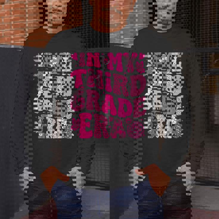 In My Third Grade Era Teachers Women Back To School Girls Men&#x27;s Long Sleeve T-Shirt, funny design