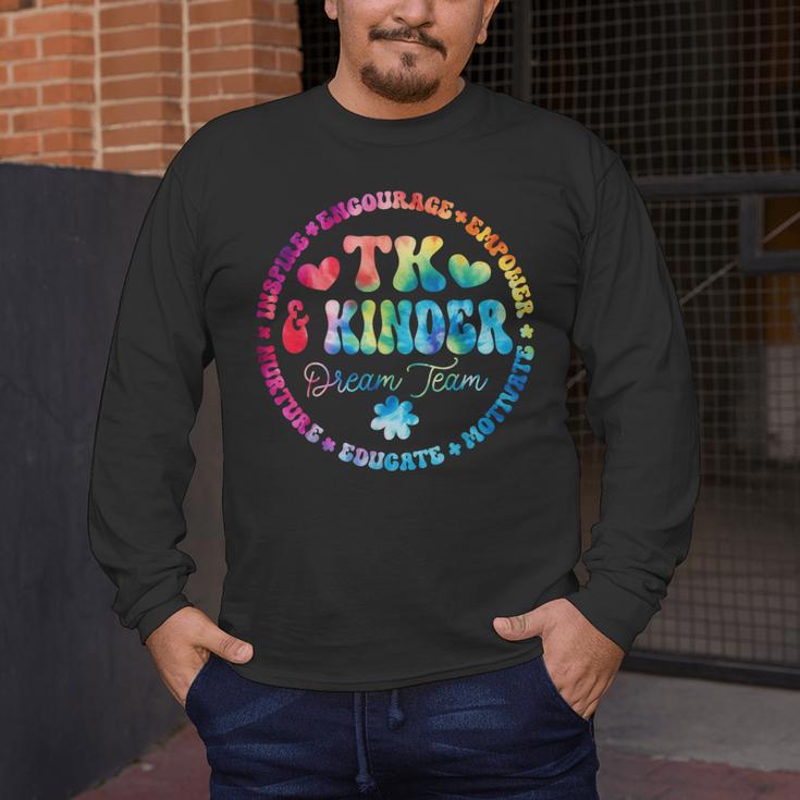 TK & Kinder Dream Team Transitional Kindergarten Teacher Men's Long Sleeve T-Shirt, funny design TK & Kinder Dream Team Transitional Kindergarten Teacher Men's Long Sleeve T-Shirt, funny design
