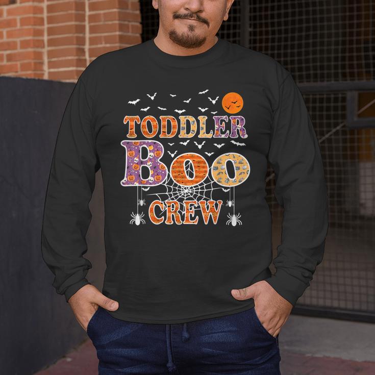 Toddler Boo Crew Halloween Daycare Teacher Kids Men's Long Sleeve T-Shirt, funny design