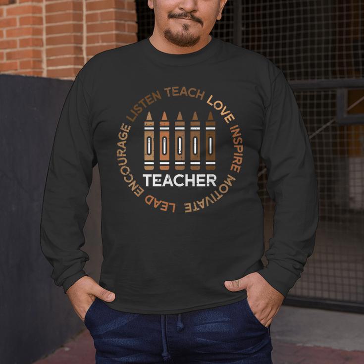 History Teacher Teach Love African American Men Women Men's Long Sleeve T-Shirt, funny design History Teacher Teach Love African American Men Women Men's Long Sleeve T-Shirt, funny design