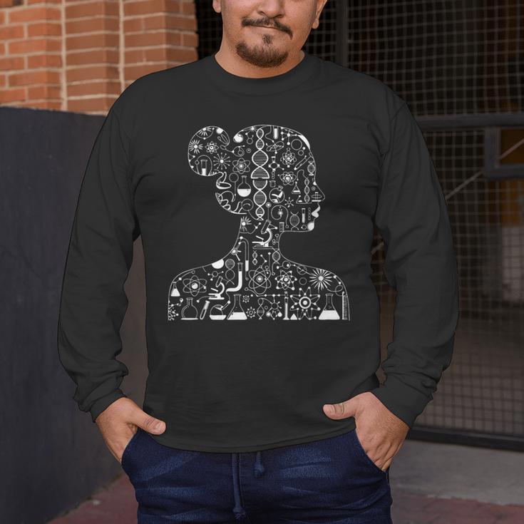 Women In Science Scientific Teacher Appreciation Chemistry Men's Long Sleeve T-Shirt, funny design Women In Science Scientific Teacher Appreciation Chemistry Men's Long Sleeve T-Shirt, funny design
