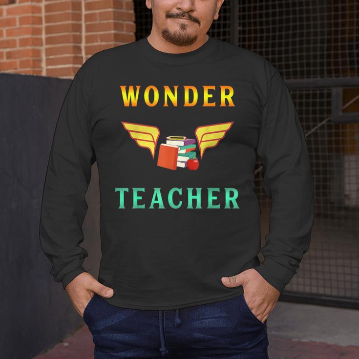 Wonder Teacher Instructor Professor Proud Literature Men Women Girls Kids T-Shirt Men's Long Sleeve T-Shirt, funny design Wonder Teacher Instructor Professor Proud Literature Men Women Girls Kids T-Shirt Men's Long Sleeve T-Shirt, funny design