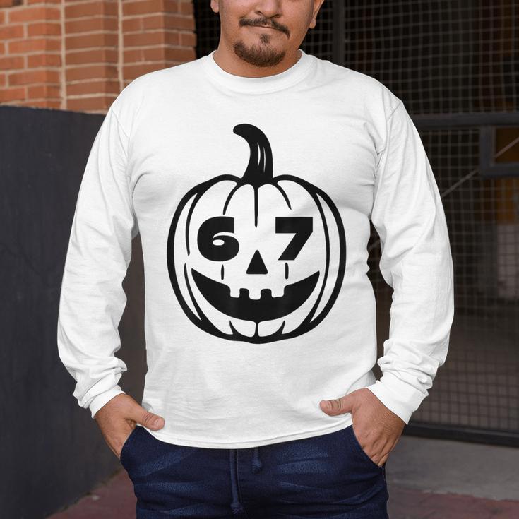 67 Halloween Costume For Students Teachers Brainrot Meme Men's Long Sleeve T-Shirt, funny design