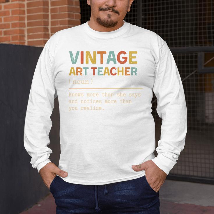 Art Teacher Definition Back To School First Day Men's Long Sleeve T-Shirt, funny design Art Teacher Definition Back To School First Day Men's Long Sleeve T-Shirt, funny design